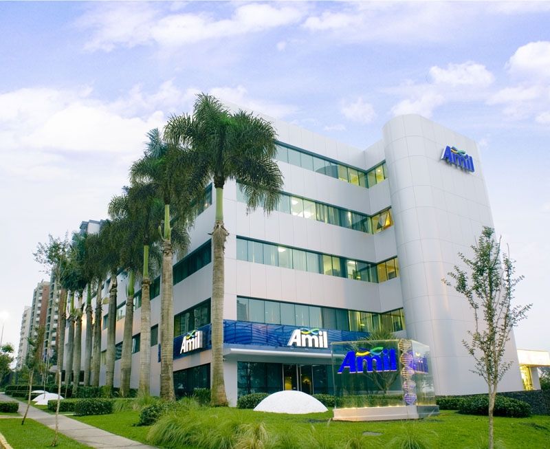 Prédio da Amil em São Paulo, onde a operadora ganhará mais participação | Divulgação