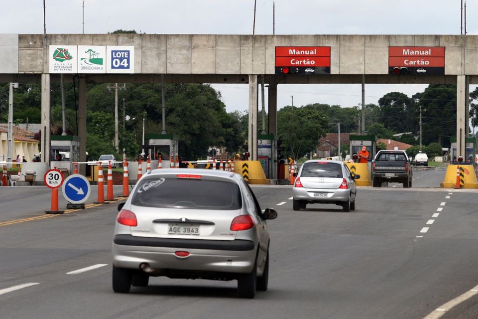 Praça de pedágio na BR-376, em Imbituva: a partir do dia 1º, carros pagarão R$ 6,70 | Hery Milléo/ Gazeta do Povo
