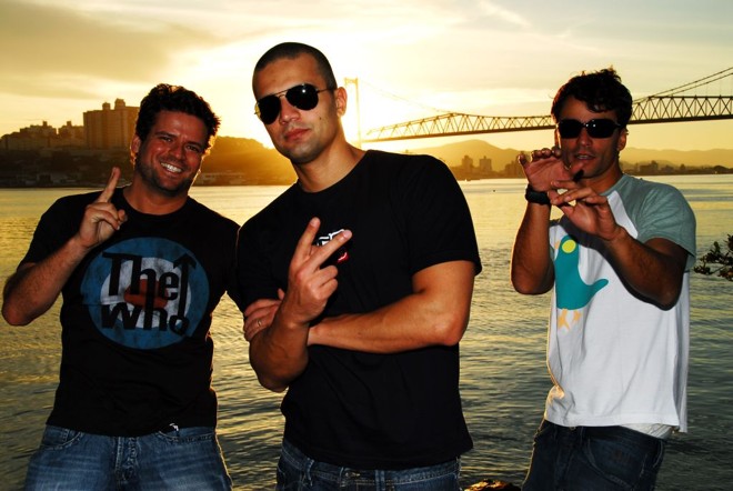 Paciornik (esq.), Fabrício Peçanha e Leozinho: Life Is a Loop estará no Lupaluna |