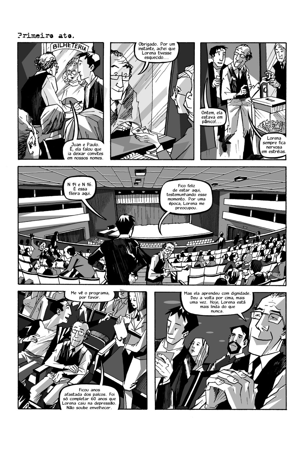 Ato 5: com desenhos de José Aguiar e roteiro de André Diniz, HQ fala de amor e amizade em meio à ditadura militar | Reprodução