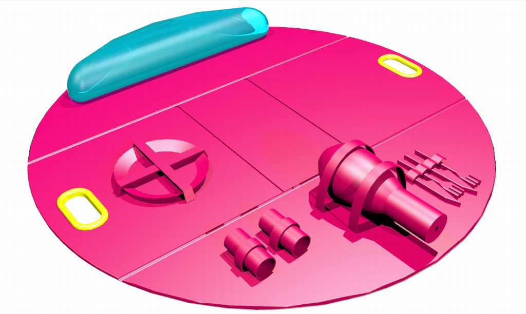 Projeção da Picnicbag, desenvolvida pelo estudante Hilton Escobar, da UP | Fotos: Divulgação