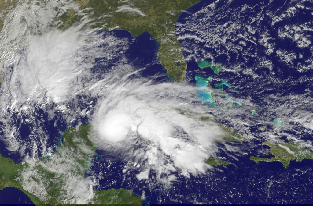 A tormenta tropical Ida se transformou em furacão no Caribe e avançava em direção ao Golfo do México | AFP