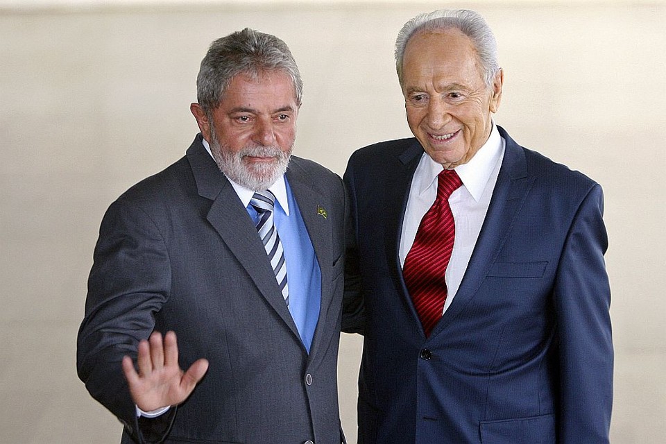 Presidente israelense Shimon Peres encontrou Lula | Reuters