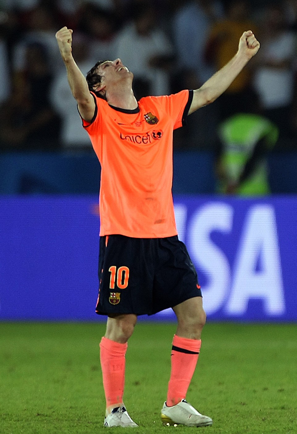 Messi marca o gol da vitória do Barça | Karin Sahib / AFP