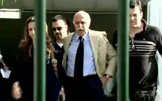 O médico Roger Abdelmassih, no momento em que era preso, foi solto por ordem do ministro Gilmar Mendes | Reprodução / Rede Globo