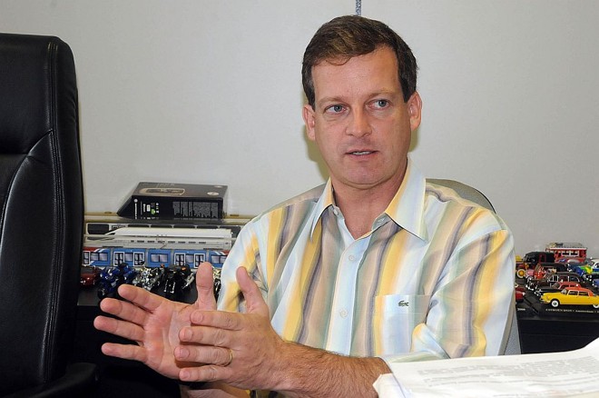 ...e em foto como diretor da DFTrans |