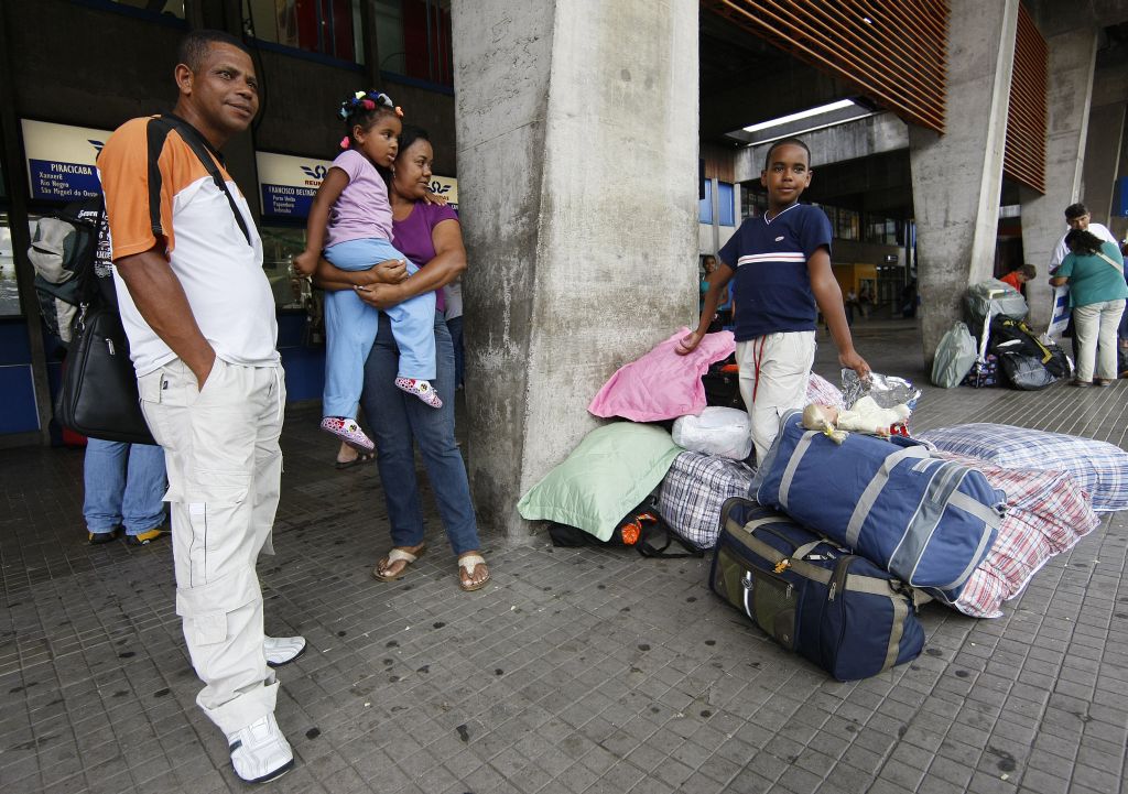 A família Borges perdeu o ônibus para a Bahia: novo embarque só no dia 25 | Valterci Santos/Gazeta do Povo