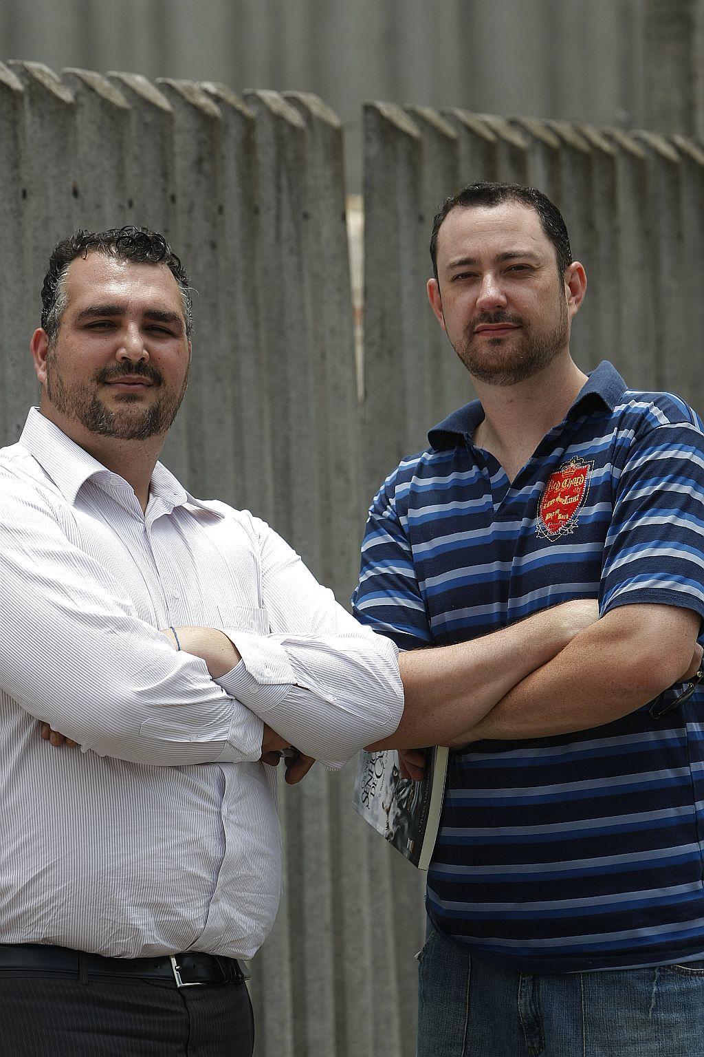 G. Norris e G. Brasman: autores curitibanos desenvolvem projeto que inclui livro, e prevê brinquedos, videogame e jogos variados | Marcelo Elias/Gazeta do Povo