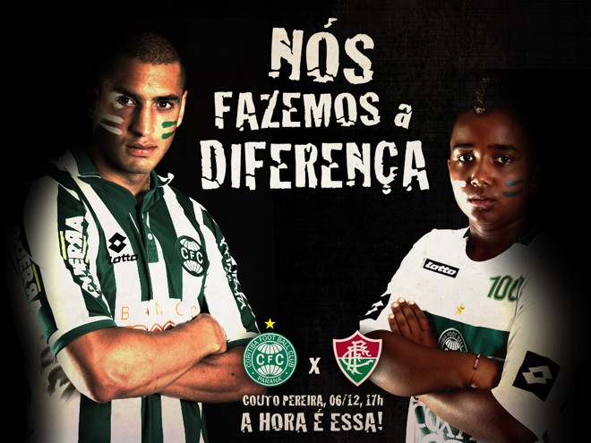 Campanha mostra imagens de jogadores e torcedores unidos, prontos para a