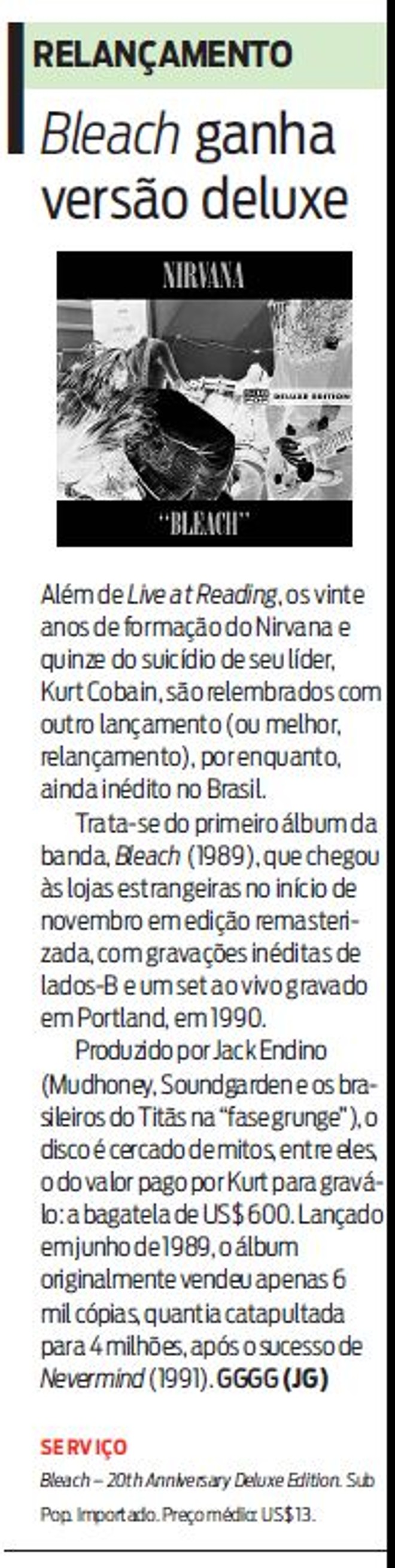 Bleach ganha versão deluxe |