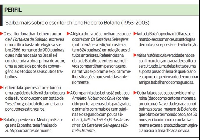 Saiba mais sobre o escritor chileno Roberto Bolaño | 