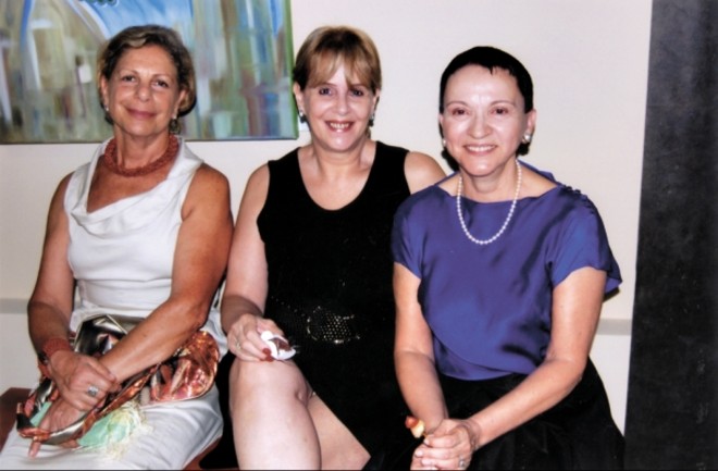 Na mostra de Ilka Passos, Maria Aparecida Chede, Haila Moraes e Elza Lemanski | 