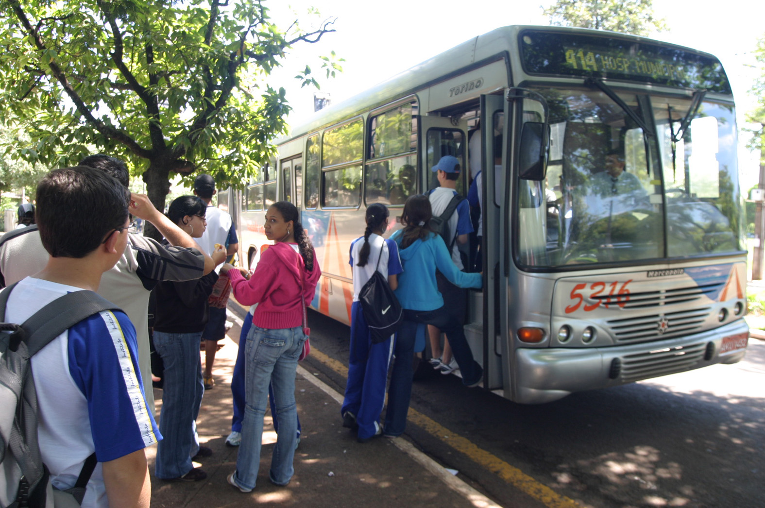 O sistema de passe gratuito já atende 24 mil estudantes em Maringá | Ricardo Lopes/PMM