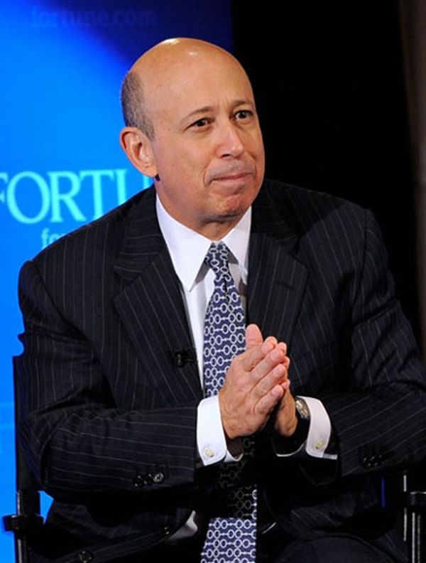 Lloyd Blankfein, presidente do banco de investimentos Goldman Sachs | AFP