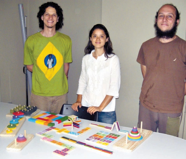 Caetano, Monalisa e Helison fazem parte do Jardim de Brinquedos | Divulgação