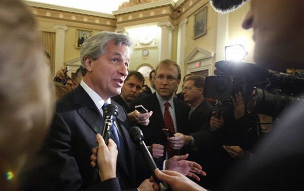 James Dimon, presidente do JP Morgan, em imagem desta semana | Reuters