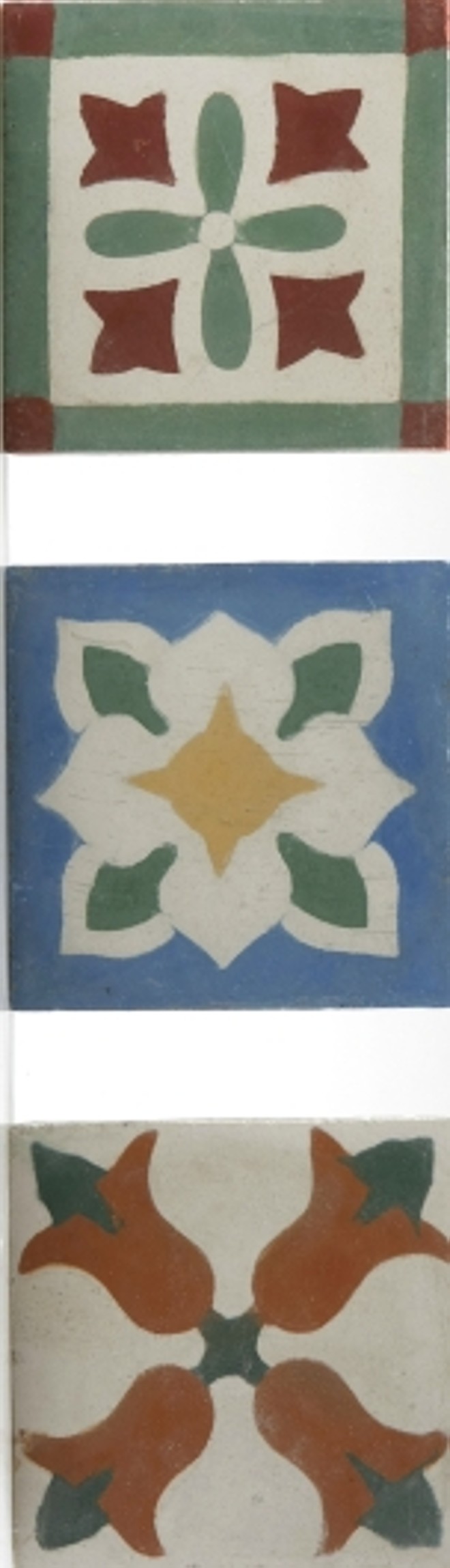 Ladrilhos diversos, 10 x 10 cm, à venda na Pastilhart. A partir de R$ 25 a peça |