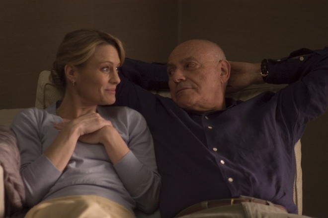 Pippa Lee (Robin Wright) e Herb Lee (Alan Arkin): casal em crise |