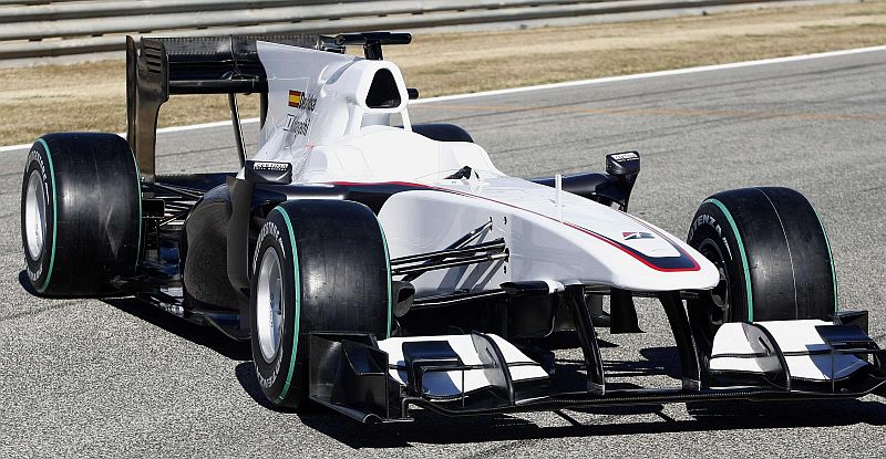 Novo carro da Sauber manteve as cores da BMW | Heino Kalis/Reuters