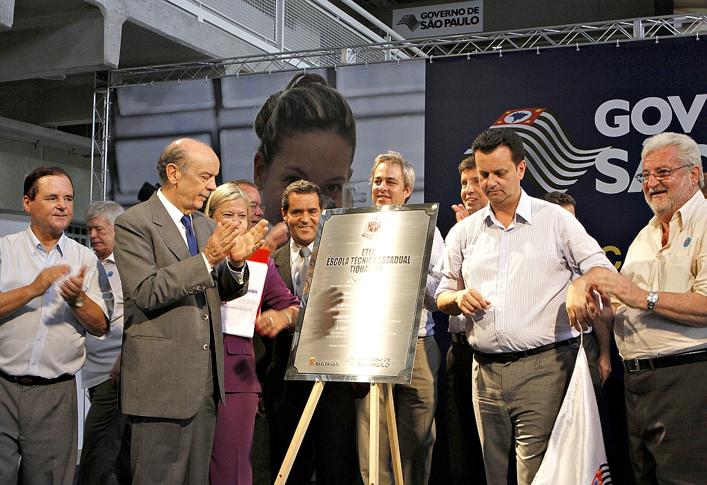 Serra, em inauguração de obra: cobrança por mais cerimônias desse tipo | Sergio Andrade