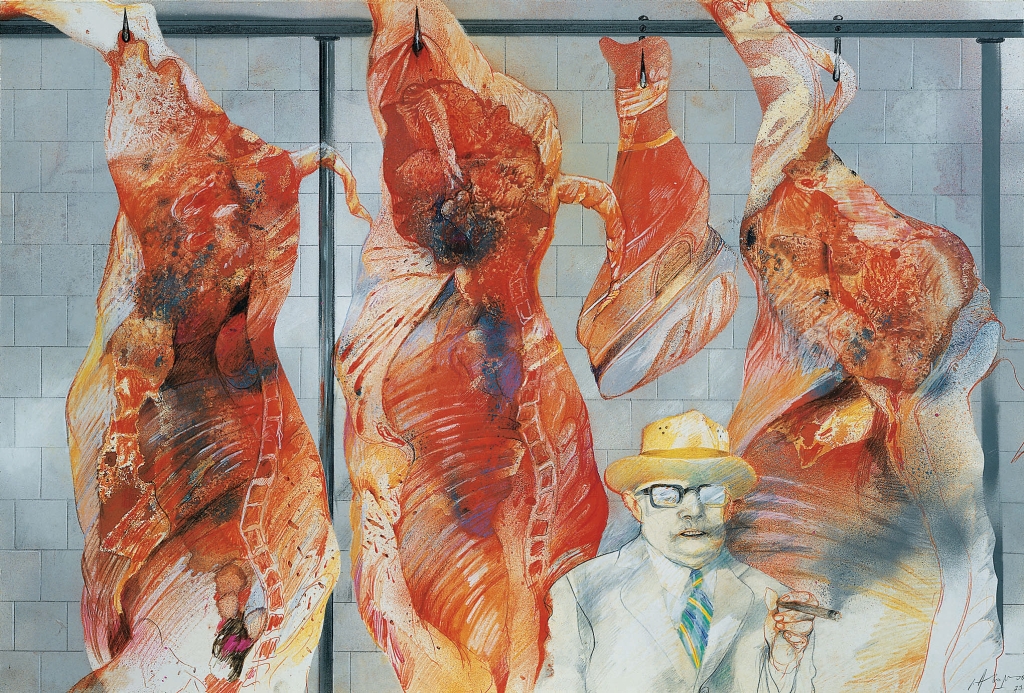 Carlos Alonso: vermelho da carne remete às feridas deixadas pelo regime ditatorial argentino | Reprodução