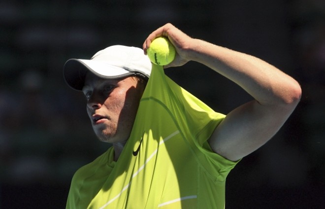 O australiano Sam Bearman cometeu 31 erros não forçados na final juvenil. |