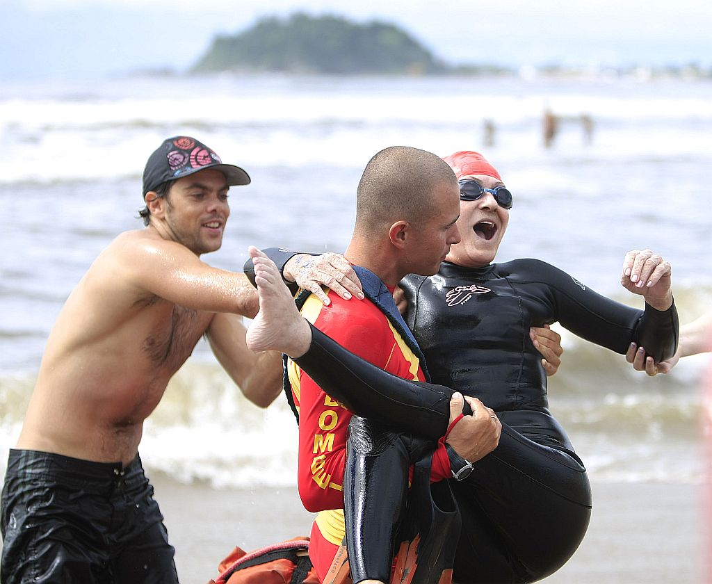 Maria Eggert recebe apoio no fim da prova: desafio vencido |