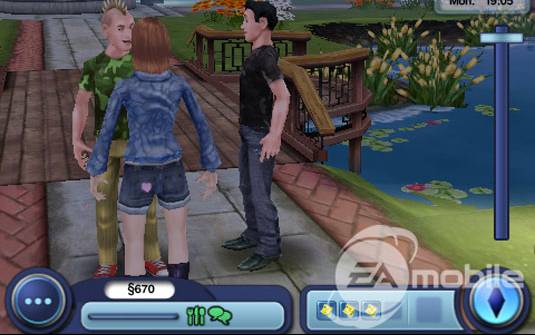 Jogo "The sims 3" para o iPhone (na imagem acima) e para o PC foi eleito o jogo mais amigável dos animais em 2009 | Divulgação