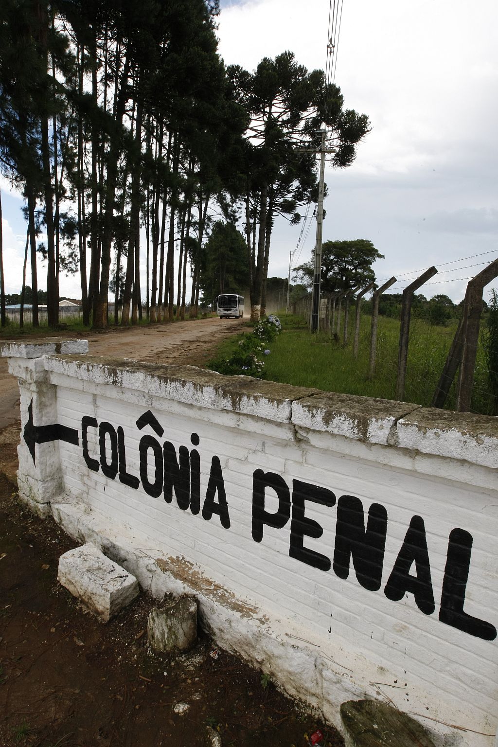 A Colônia Penal Agrícola, em Piraquara, uma das unidades de regime semiaberto no Paraná: 20 agentes para cuidar de 1,5 mil presos | Marcelo Elias/Gazeta do Povo