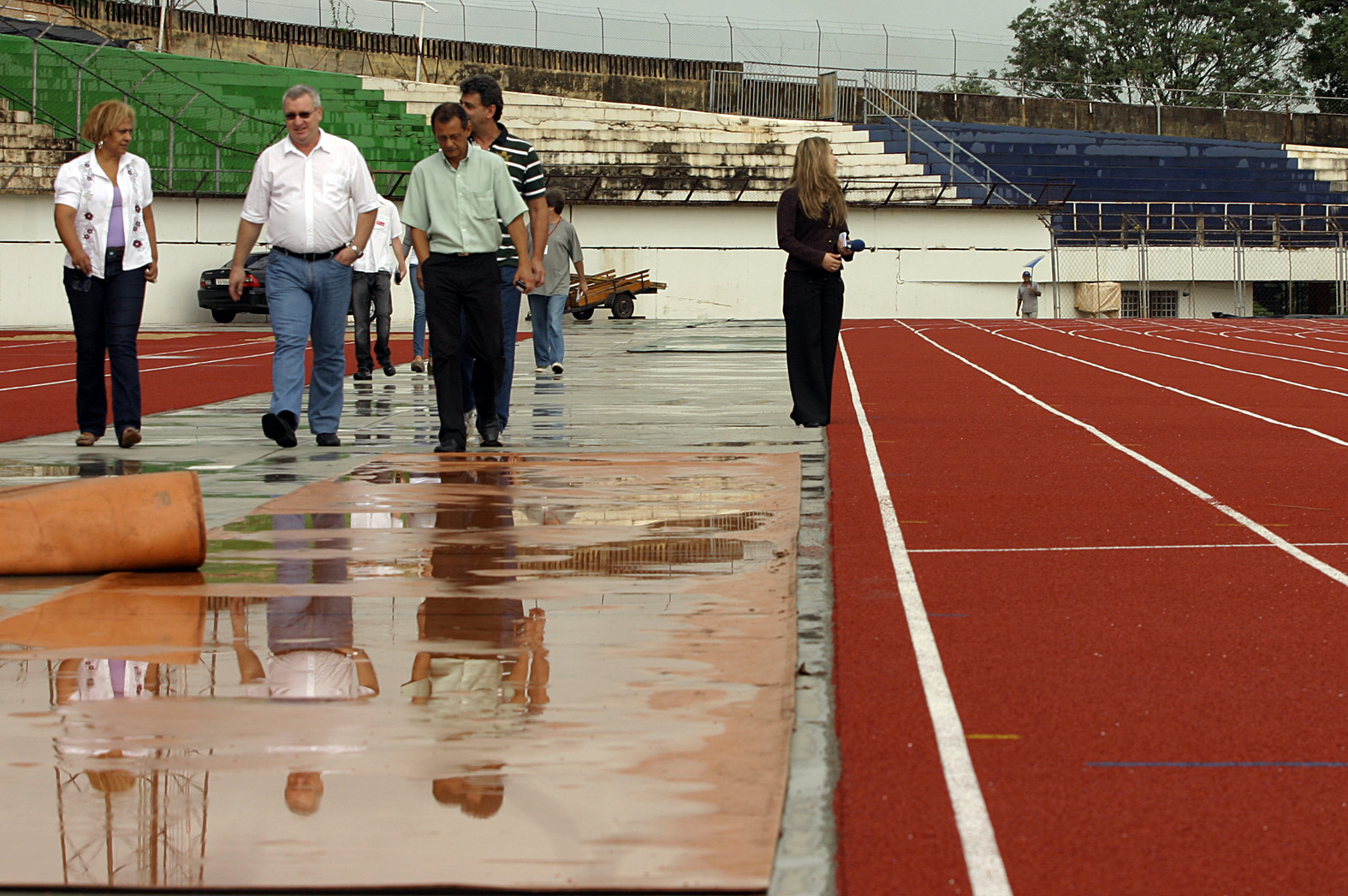 Segundo superintendente técnico da CBAt, ainda são necessárias algumas adequações no local, mas que apesar disso, a pista deverá receber nos próximos dias a certificação pela Federação Internacional de Atletismo | André Renato/PMM