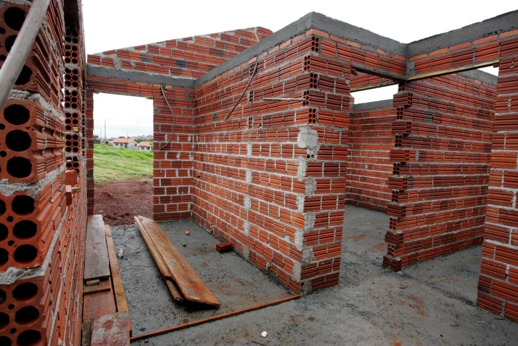 Construção feita pelo programa Minha Casa, Minha Vida, em Londrina | Roberto Custodio/Jornal de Londrina