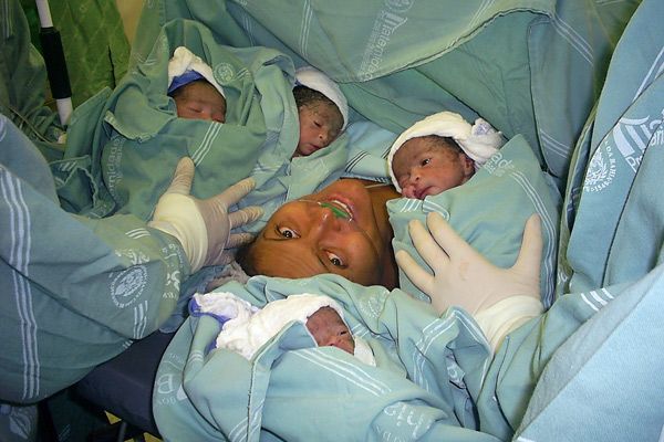 Mulher de 31 anos dá à luz quadrigêmeos em Salvador | ASCOM/SESAB