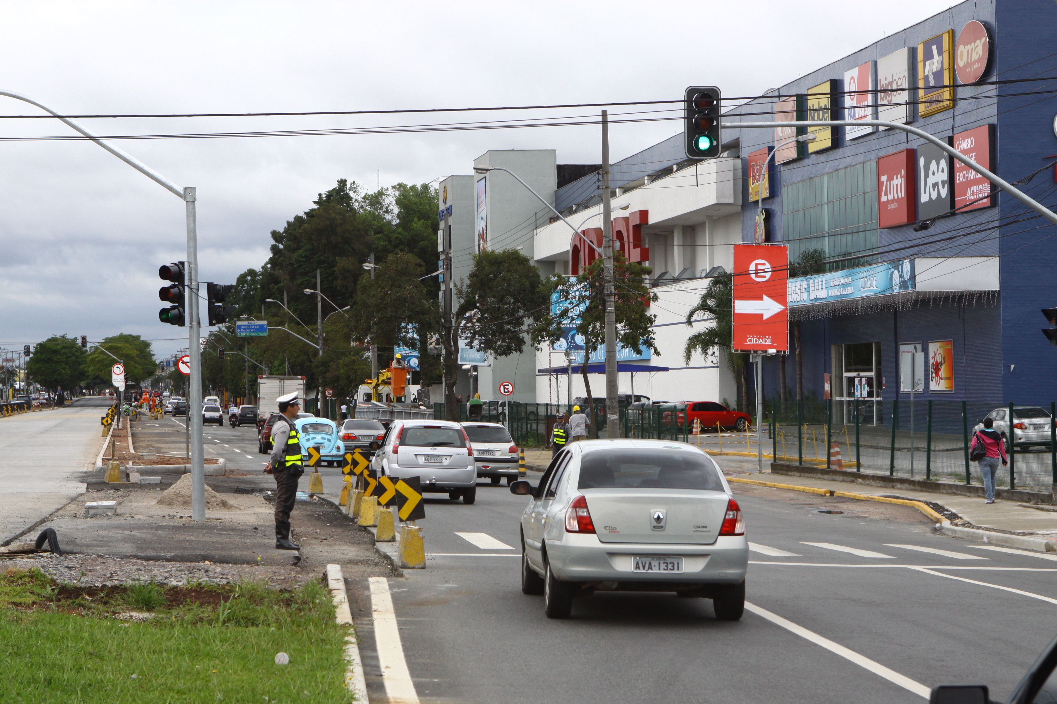 Segundo a Urbs, mudança vai melhorar a fluidez e segurança no trânsito da região | Luiz Costa/SMCS