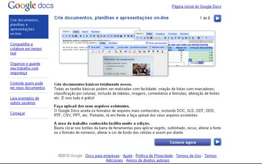 Reprodução Google Docs se torna disco virtual com até 1GB de espaço para os usuários | Reprodução