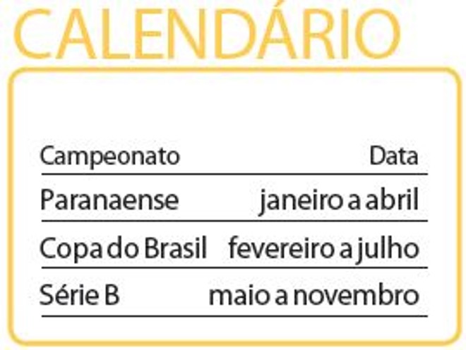 Confira o calendário |