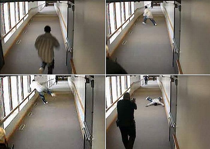 Travis Copeland durante tentativa de fuga | Reprodução