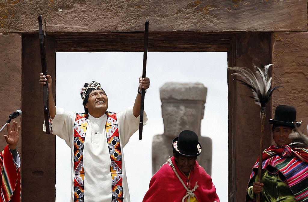 Presidente boliviano participou de ritual indígena para renovar o poder como líder espiritual dos povos autóctones | Reuters