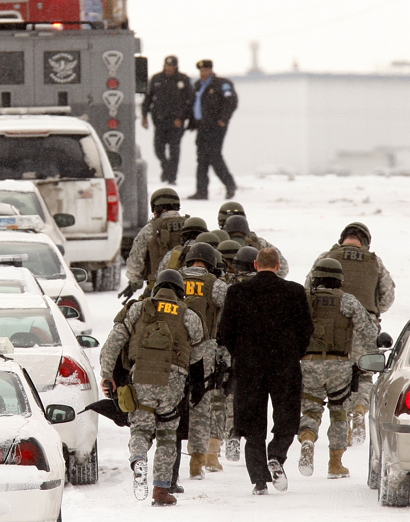 O FBI foi mobilizado após o crime | Whitney Curtis/AFP