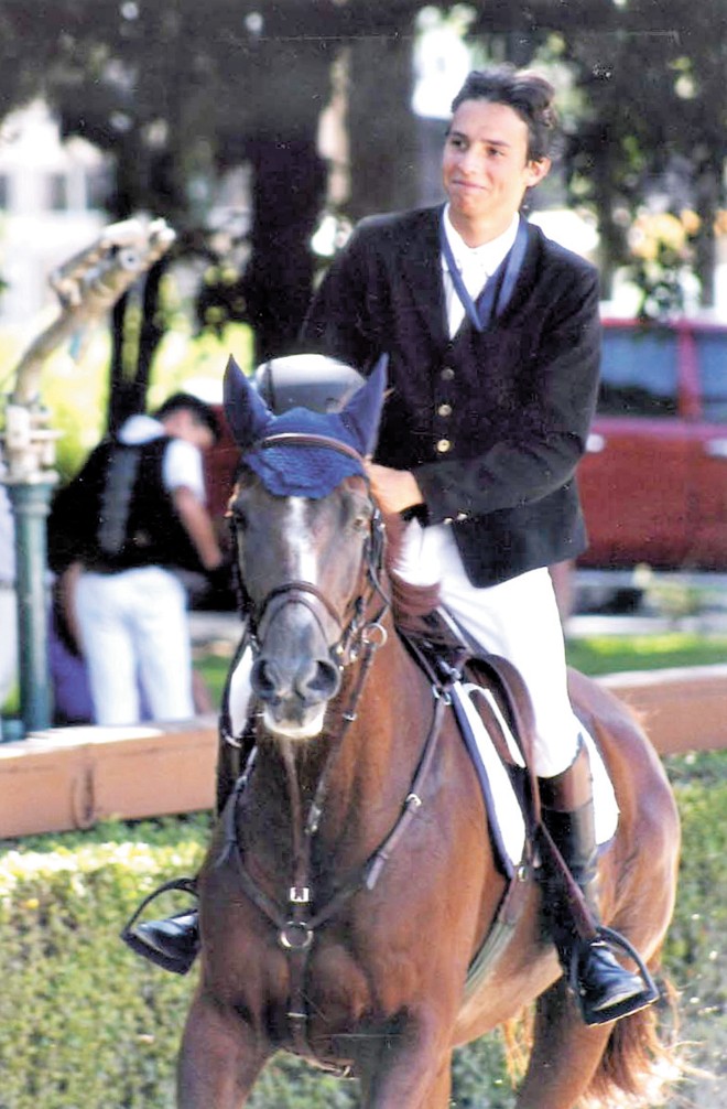 Com o charme e elegância peculiares, Thalison Diego Soares igualmente brilhou no Torneio da SHP, montando o cavalo Bandover | 