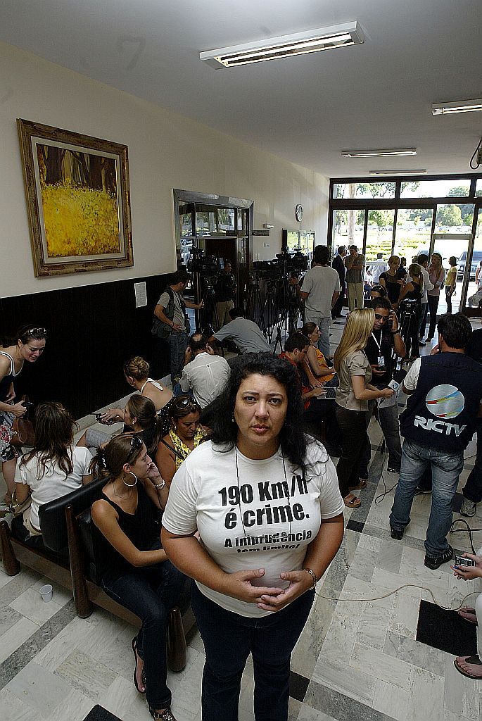 Cristiane Yared, mãe de uma das vítimas: famílias pedem condenação de Carli | Daniel Derevecki/Gazeta do Povo