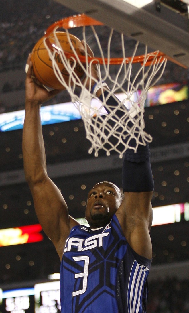 Dwyane Wade ganhou o prêmio de melhor jogador da partida e deu show com a bola nas mãos |