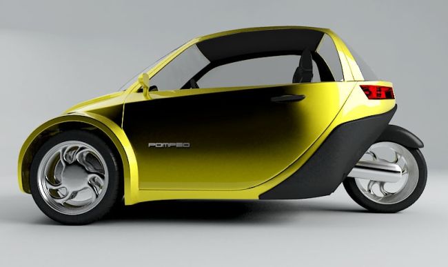 Carro elétrico Pompéo, destaque do prêmio, terá protótipos até o fim de 2010 | Divulgação