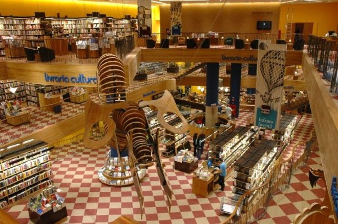 Matriz da Livraria Cultura, na Avenida Paulista, é referência do setor no país |