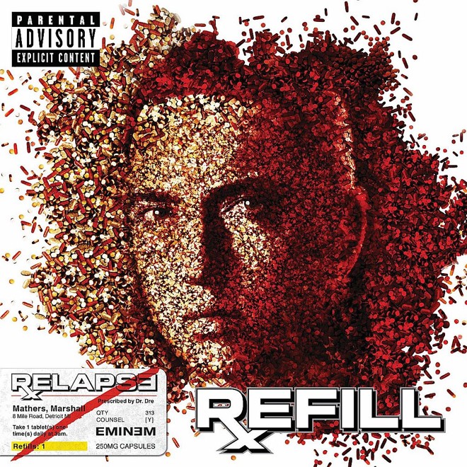 Capa de Refill, nova versão de Relapse |