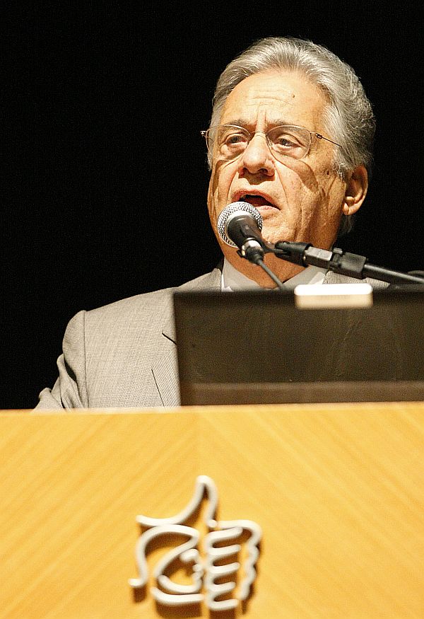 O governo atual tem um líder. O meu (governo) teve um líder. O (José) Serra é um líder de São Paulo. Infelizmente, pela história da ministra Dilma, ela não teve essa oportunidade. Fernando Henrique Cardoso, ex-presidente da República | Valterci Santos/ Gazeta do Povo