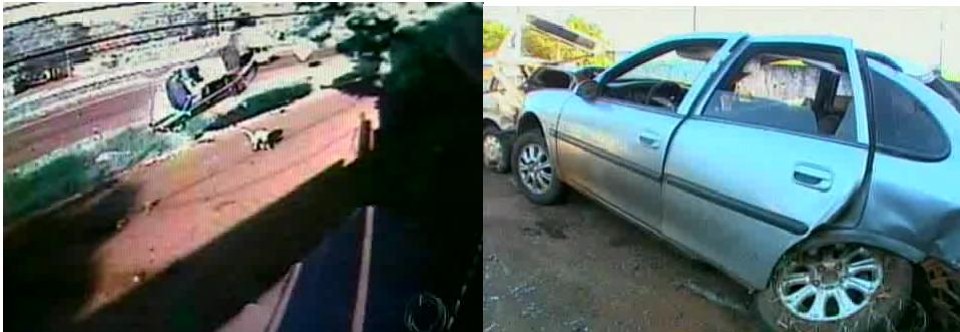 condutor de 27 anos perdeu o controle em uma reta da pista dupla | Reprodução RPC TV Cultura