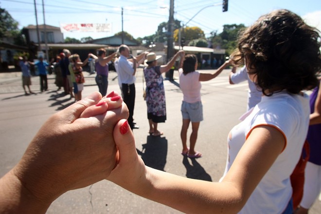 Manifestação pela paz no Barreirinha: homicídios assustam a população |