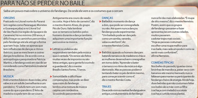 Saiba um pouco mais sobre o universo do fandango, sua origem e costumes | 