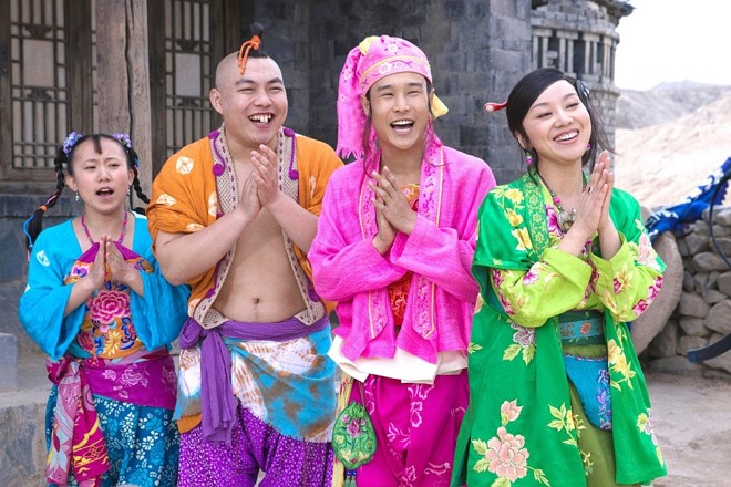 A Woman, a Gun and a Noodle Shop foi rodado em um deserto no oeste da China |