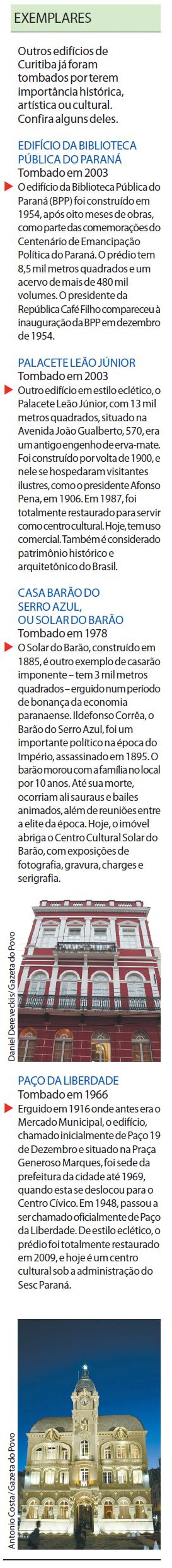 Outros edifícios de Curitiba já foram tombados por terem importância histórica. Confira | 